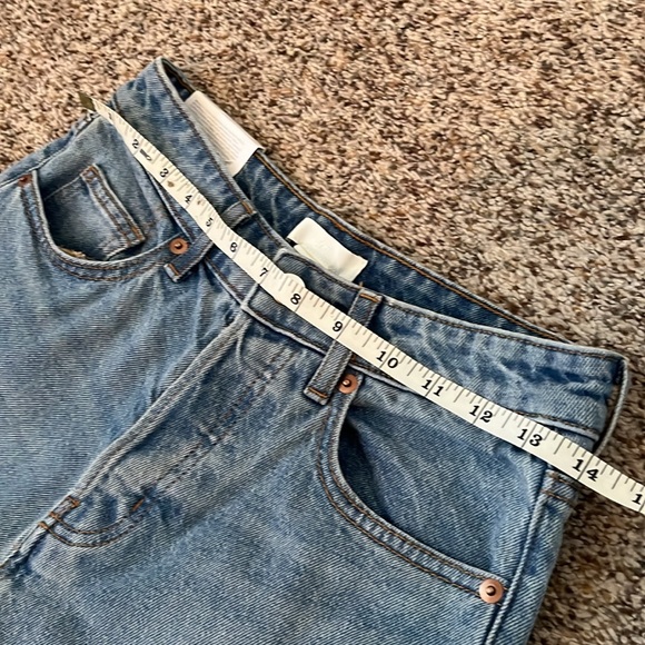 High Waist Straight Jeans w/ button fly - Picture 10 of 14